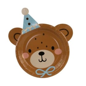 Platos Osito De Peluche 6 Uds