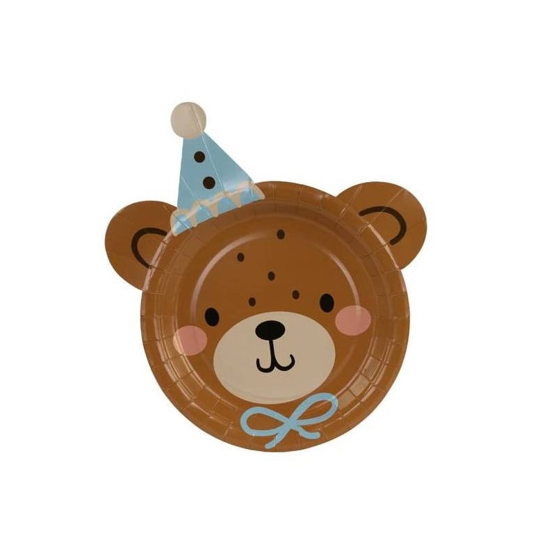 Platos Osito De Peluche 6 Uds