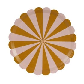 Platos Rayados 6 Unidades