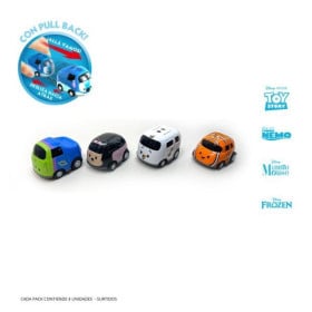 Mini Cute Cars Disney Pack 4 Surtido 2