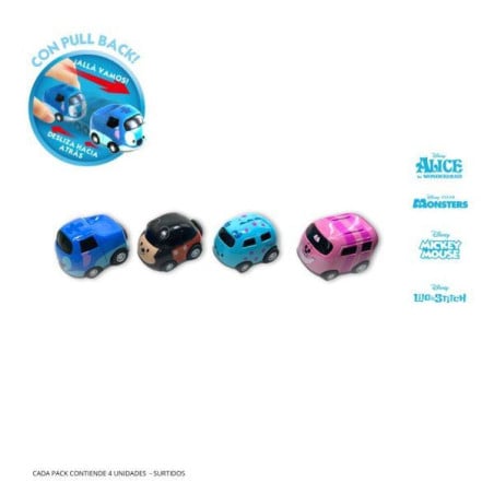 Mini Cute Cars Disney Pack 4 Surtido