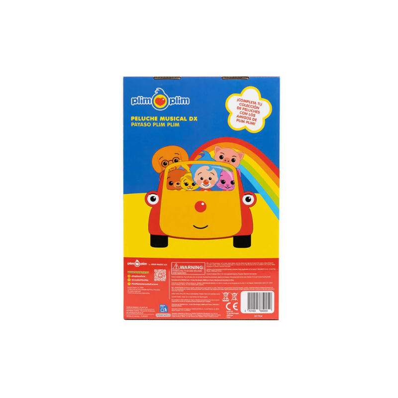 Peluche Musical Del Payaso Plim Plim