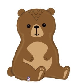 Globo Oso Del Bosque Metalizado