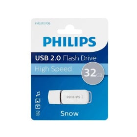 Pendrive Usb 32 Gb Gris 2.0 De Philips