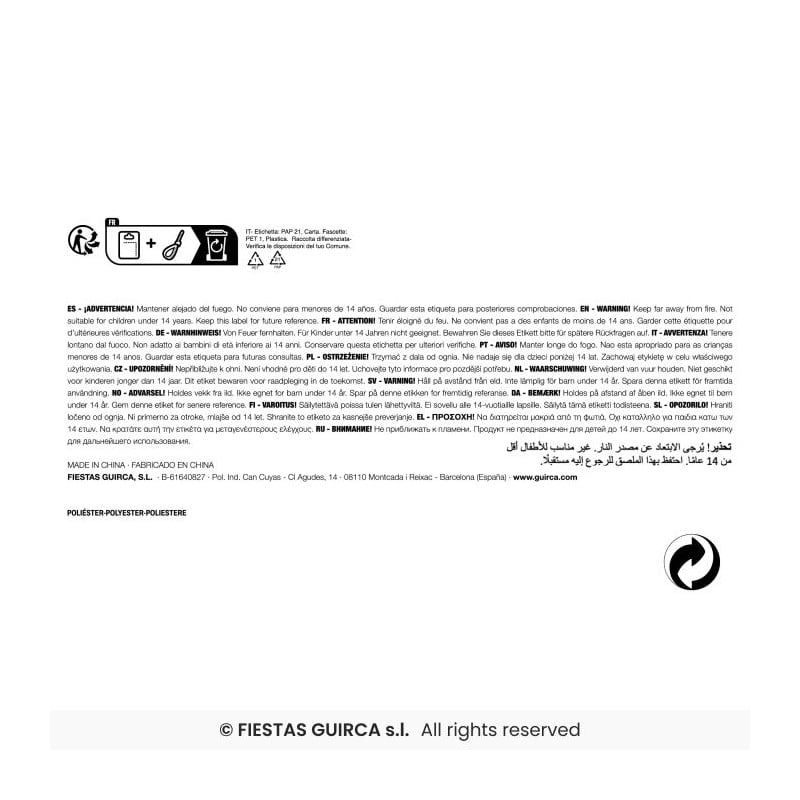 Máscara Negra Jugador Círculo PVC