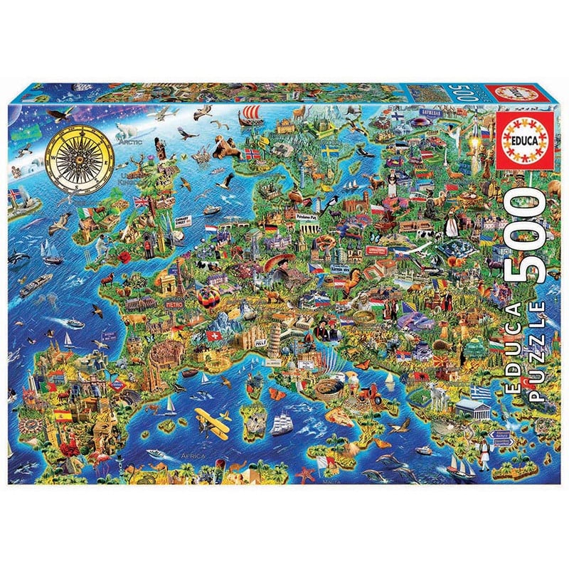 500 Mapa De Europa