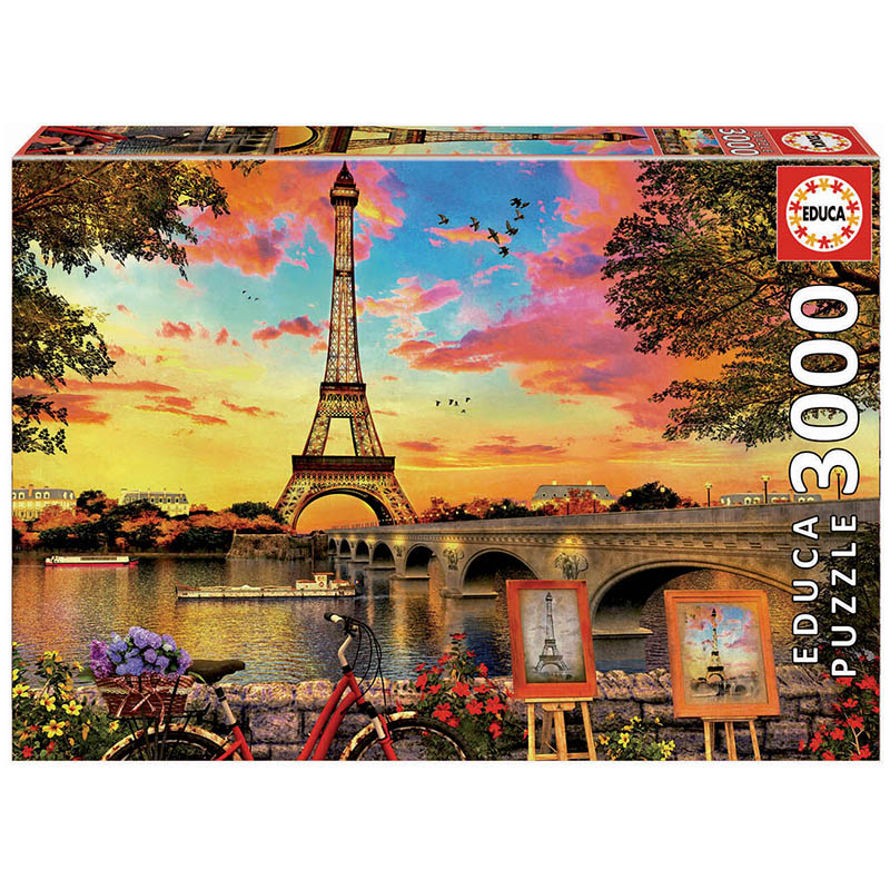 Puzzle 3000 Puesta De Sol En París
