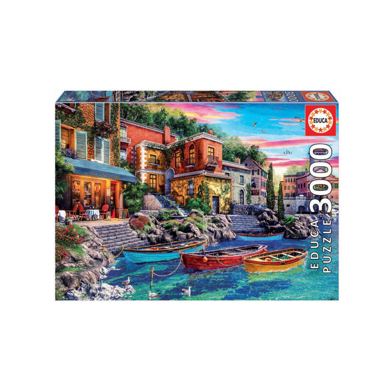 Puzzle 3000 Puesta De Sol En Como