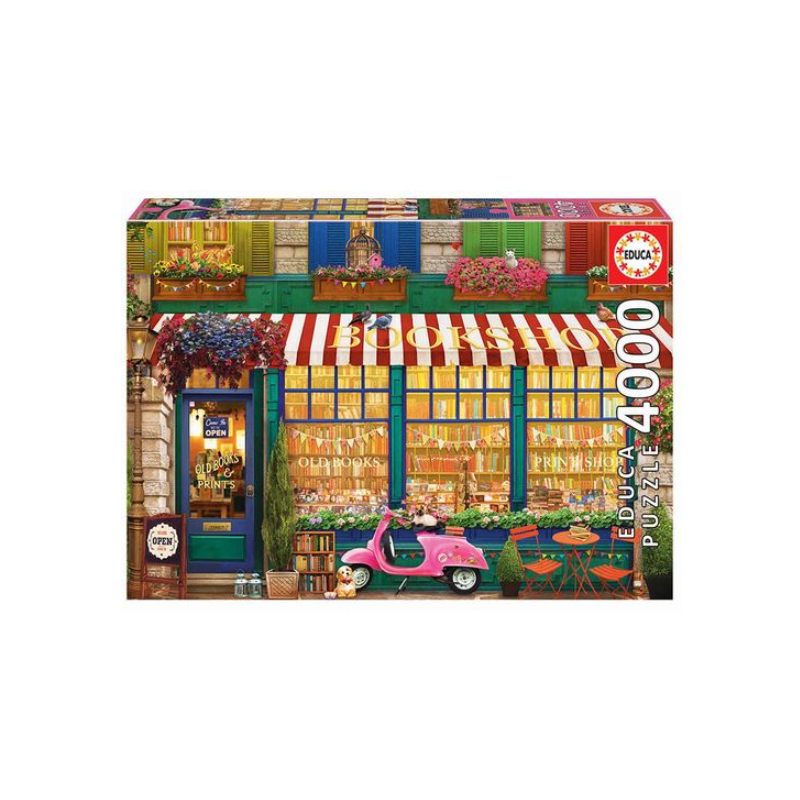 Puzzle 4000 Librería Vintage