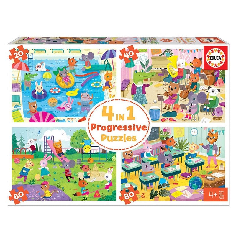 Día En La Escuela 20-40-60-80 De Educa