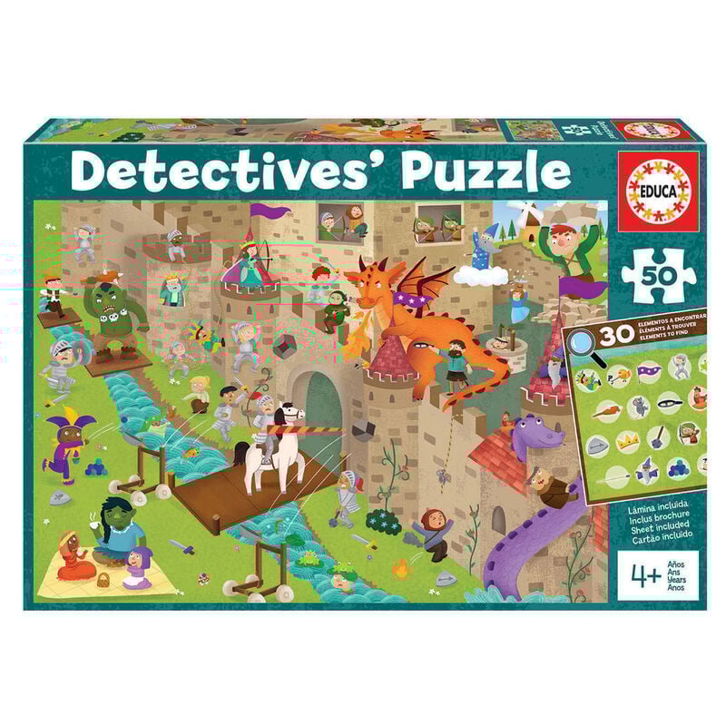Puzzle Castillo Detective De Educa
