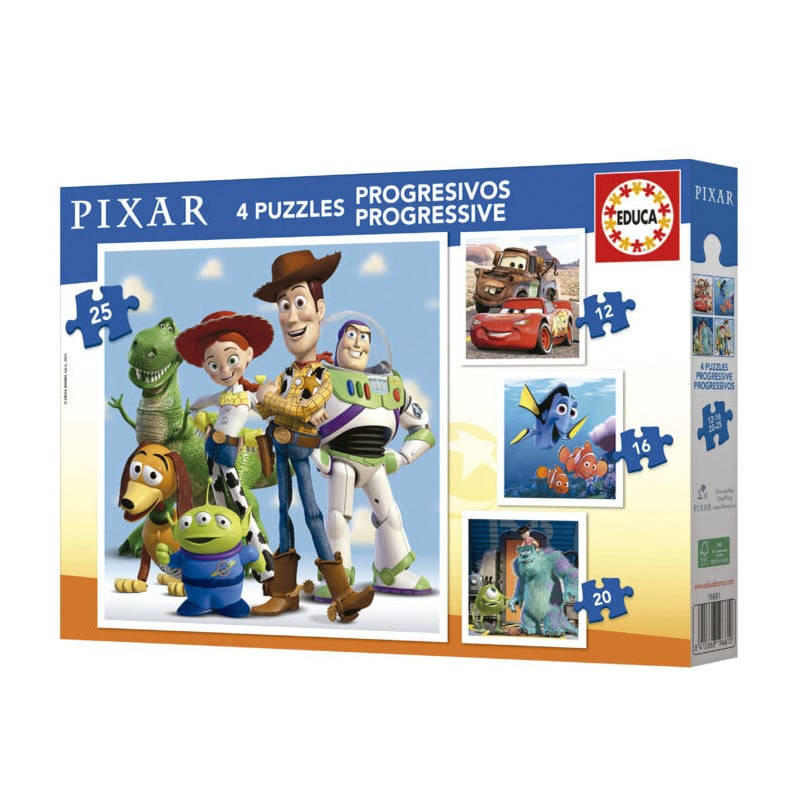 Puzzle Progresivo Pixar
