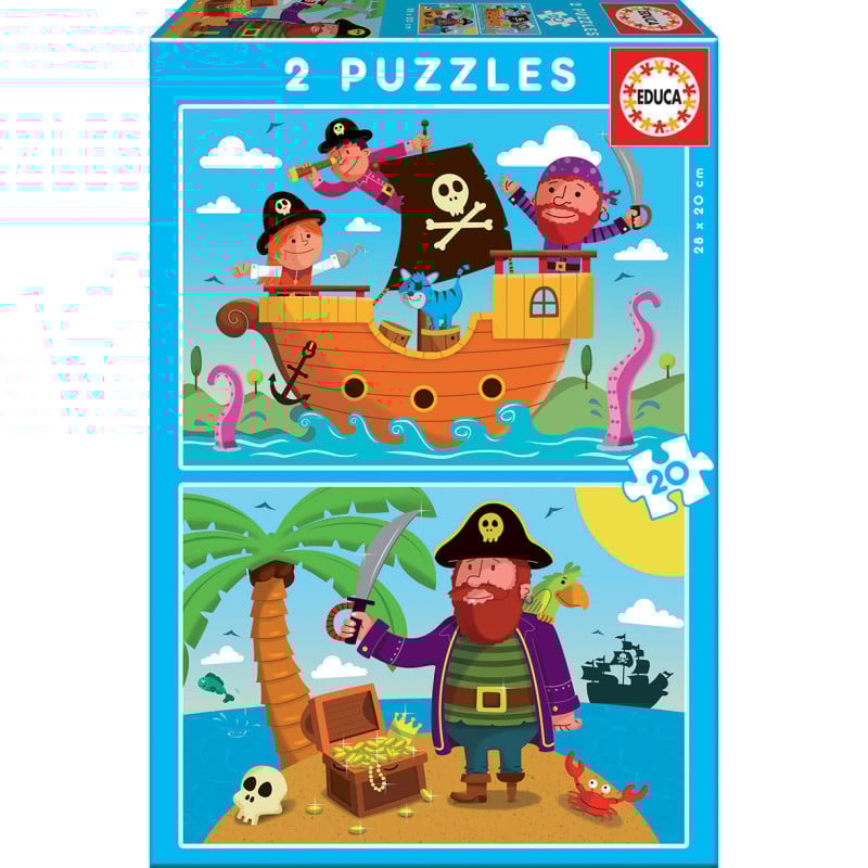 Puzzles Piratas De Educa