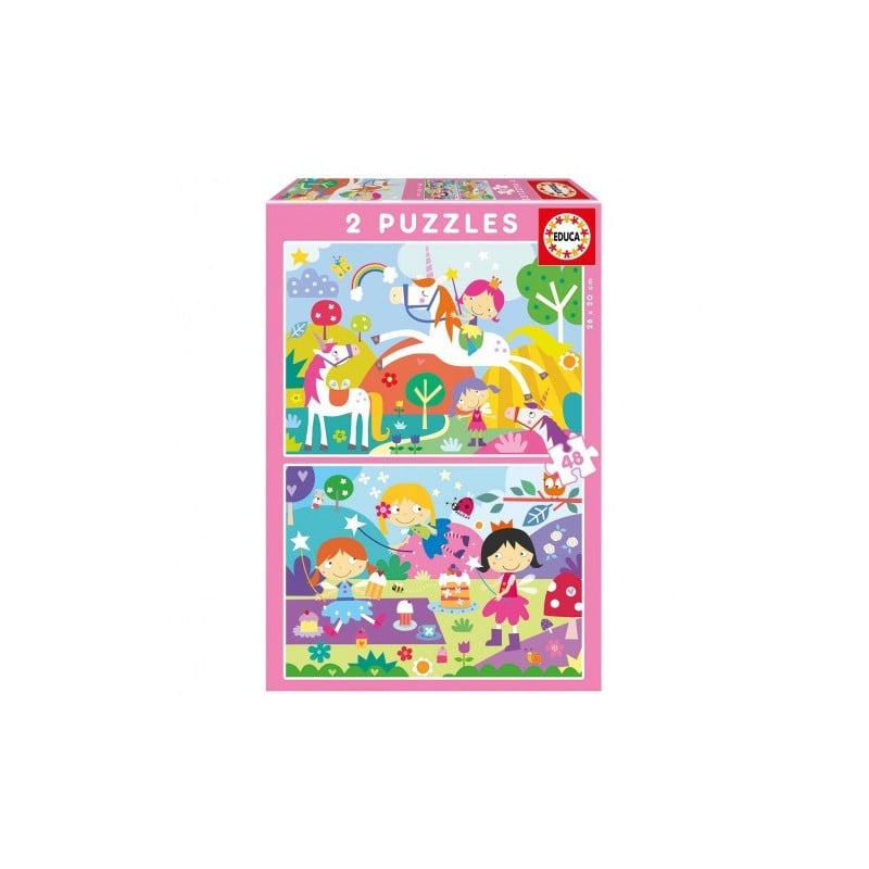 Puzzle Mundo Fantasía De Educa