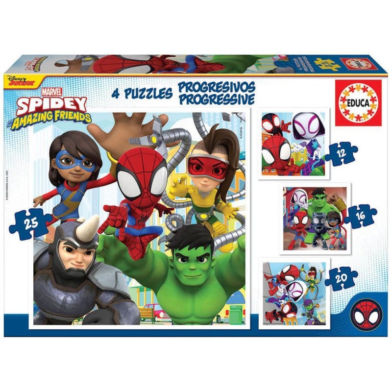 Puzzle Progresivo Spidey & Friends