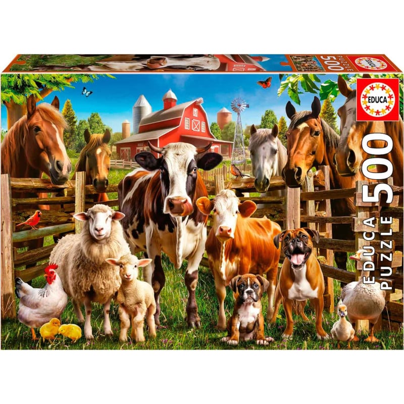 Puzzle Los Traviesos De La Granja