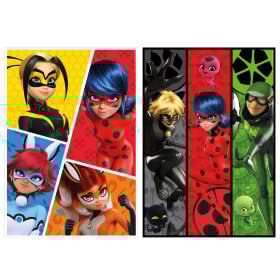Puzzle 2x100 Miraculous Ladybug De Educa 2
