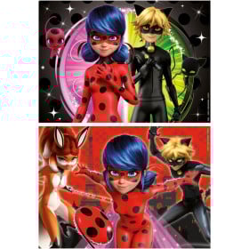 Puzzle 2x48 Miraculous Ladybug De Educa 2