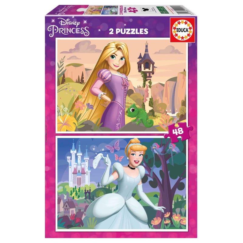 Puzzle Disney Princesas 2x48 De Educa