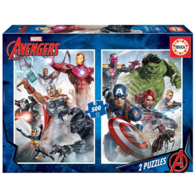 Puzzle 2X500 Avengers