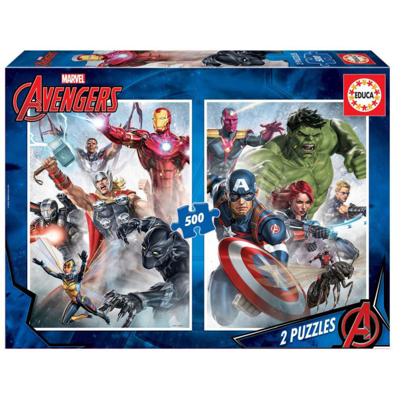 Puzzle 2X500 Avengers