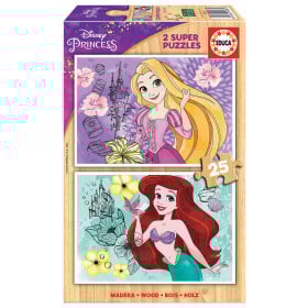 Puzzle Princesas Disney 2x25 Pzs