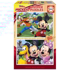 Puzzle Mickey & Friends 2x50 Pzs