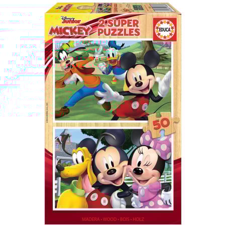 Puzzle Mickey & Friends 2x50 Pzs De Educa