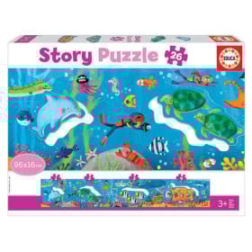 Puzzle Mundo Submarino Story 26 Pzs