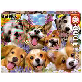 Puzzle Selfie De Perritos 1000 Pzs De Educa