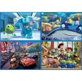 Multi 4 Puzzles 50-80-100-150 Pixar 2