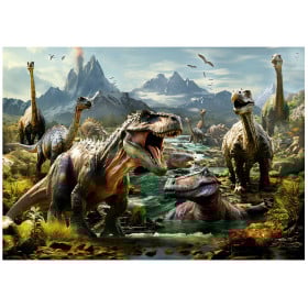 Puzzle Dinosaurios Feroces 1000 Pzs De Educa 2
