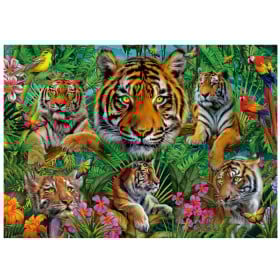 Puzzle Jungla De Tigres 500 Pzs De Educa 2