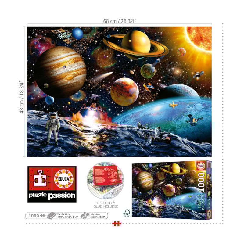 Puzzle 1000 Misión Asteroide