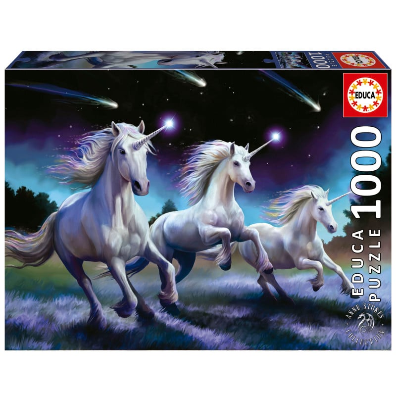 Puzzle Unicornios Anne Stocker 1000 Pzs De Educa