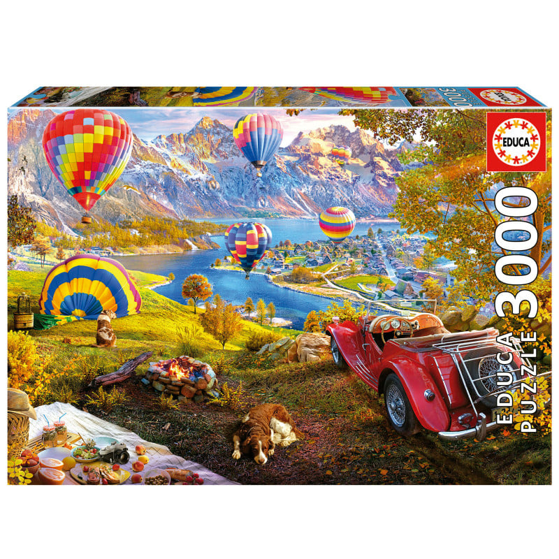 Puzzle Valle De Los Globos 3000 Pzs De Educa