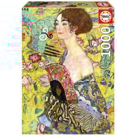 Puzzle Dama Con Abanico Klimit 1000 Pzs