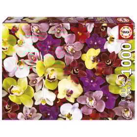 Puzzle Collage De Orquídeas 1000 Pzs