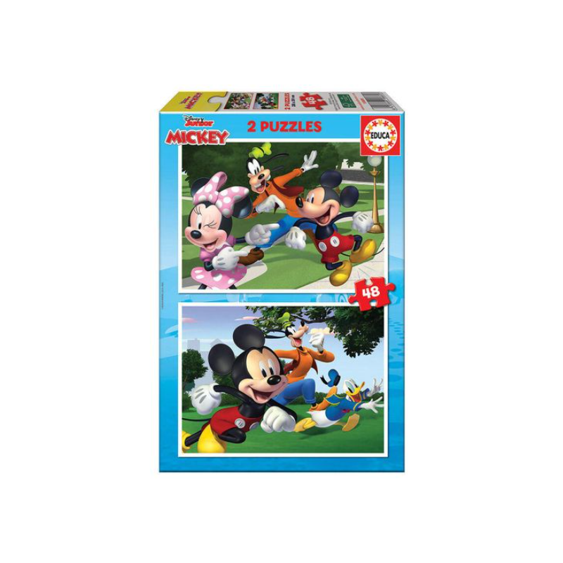 Puzzle 2X48 Mickey&Friends