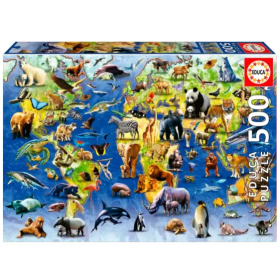 Puzzle 500 Pz Especies Peligro Extinción