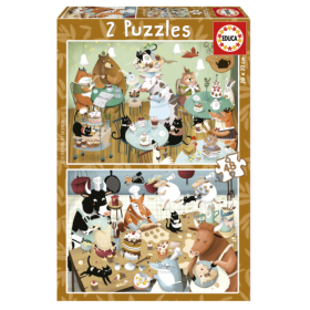 Puzzle 2X48 Cuentos Del Bosque