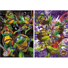 Puzzle Tortugas Ninja 2x500 Pzs De Educa 2