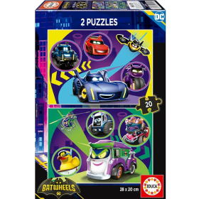 Puzzle Batwheels 2x20 Pzs