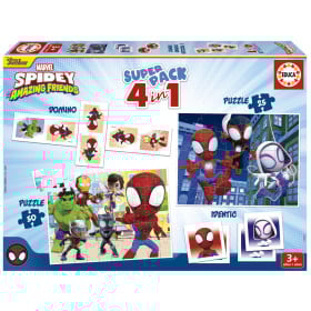 Puzzle Superpack Spidey & Friends De Educa