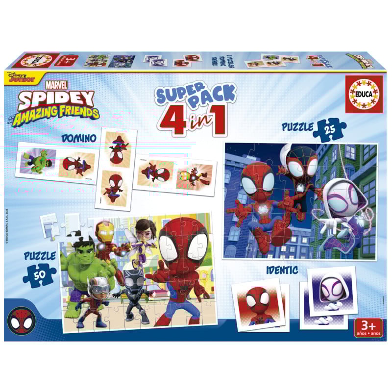Puzzle Superpack Spidey & Friends De Educa