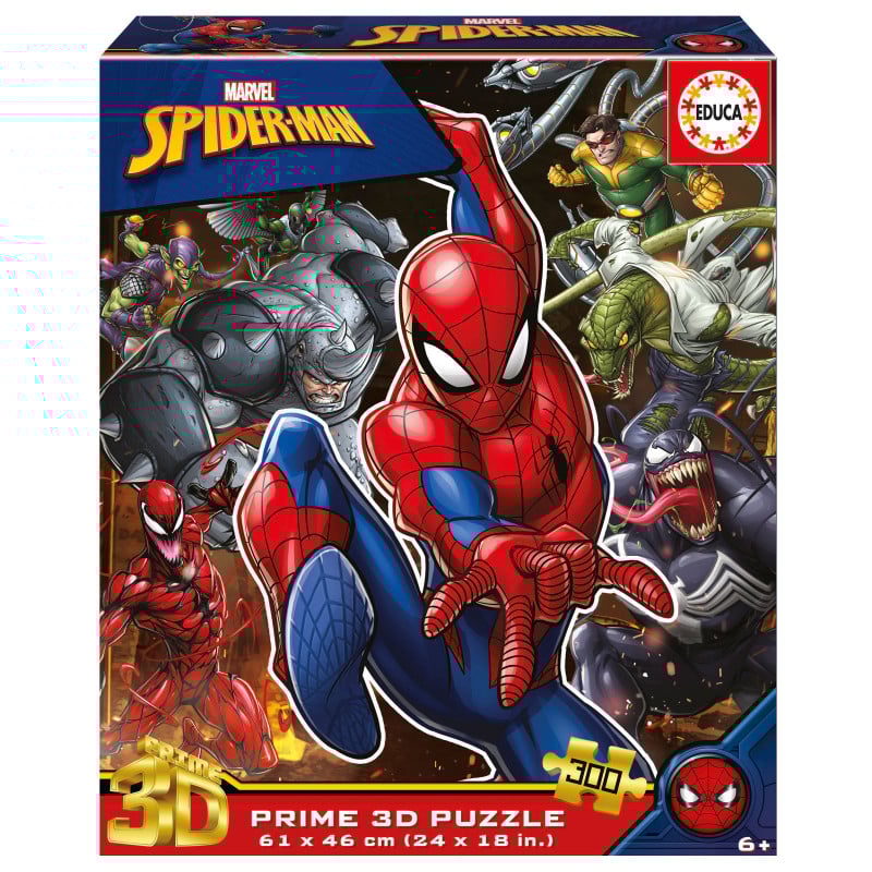 Puzzle 300 Lenticular Spiderman