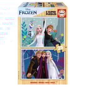 Puzzle Frozen 2x25 Pzs De Educa