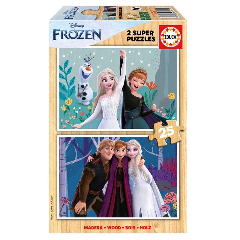 Puzzle Frozen 2x25 Pzs De Educa