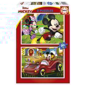 Puzzle Mickey Mouse Fun House 2x20 Pzs