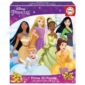 Puzzle Lenticular 200 Princesas Disney